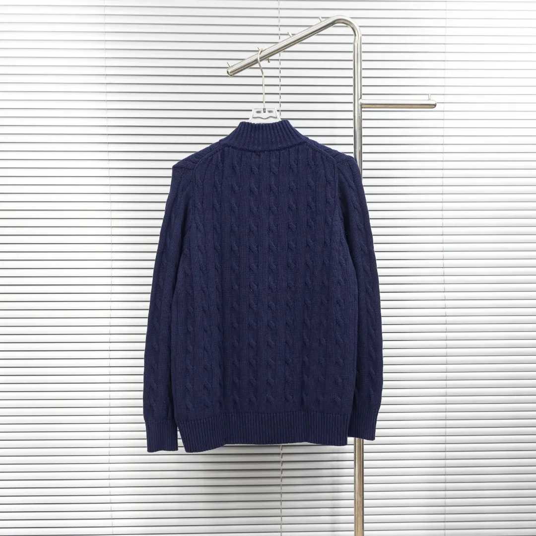 P320 top version (different currencies). You can scan the code to enter the official website. Style: Ralph Lauren POLO Ralph Lauren small label embroidered knitted old money style zipper cardigan jacket. Color: Picture color. Size: S-XL. Fabric: pure cotton. Accessories: full set of customized accessories. No gender distinction. Same style for men and women.